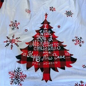 8 Pairs of Festive Red and Black Plaid Christmas Tree Family PJs!